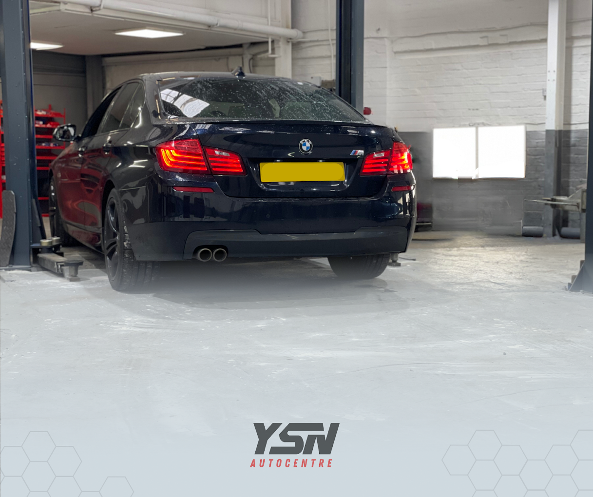 Brake repairs on a BMW at YSN Autocentre Smethwick